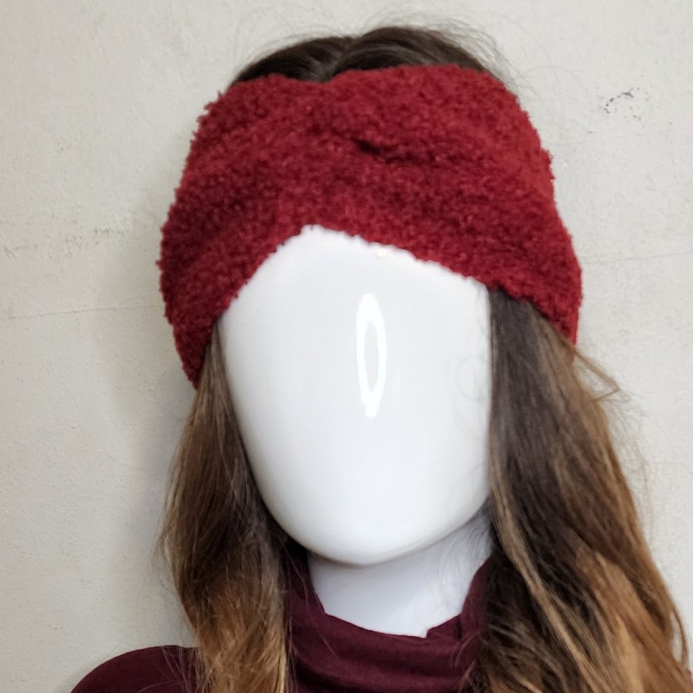 Merry Red Twist Headband